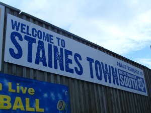 WORKS EVEN ON THE TOUGHEST STAINES – Staines Town FC
